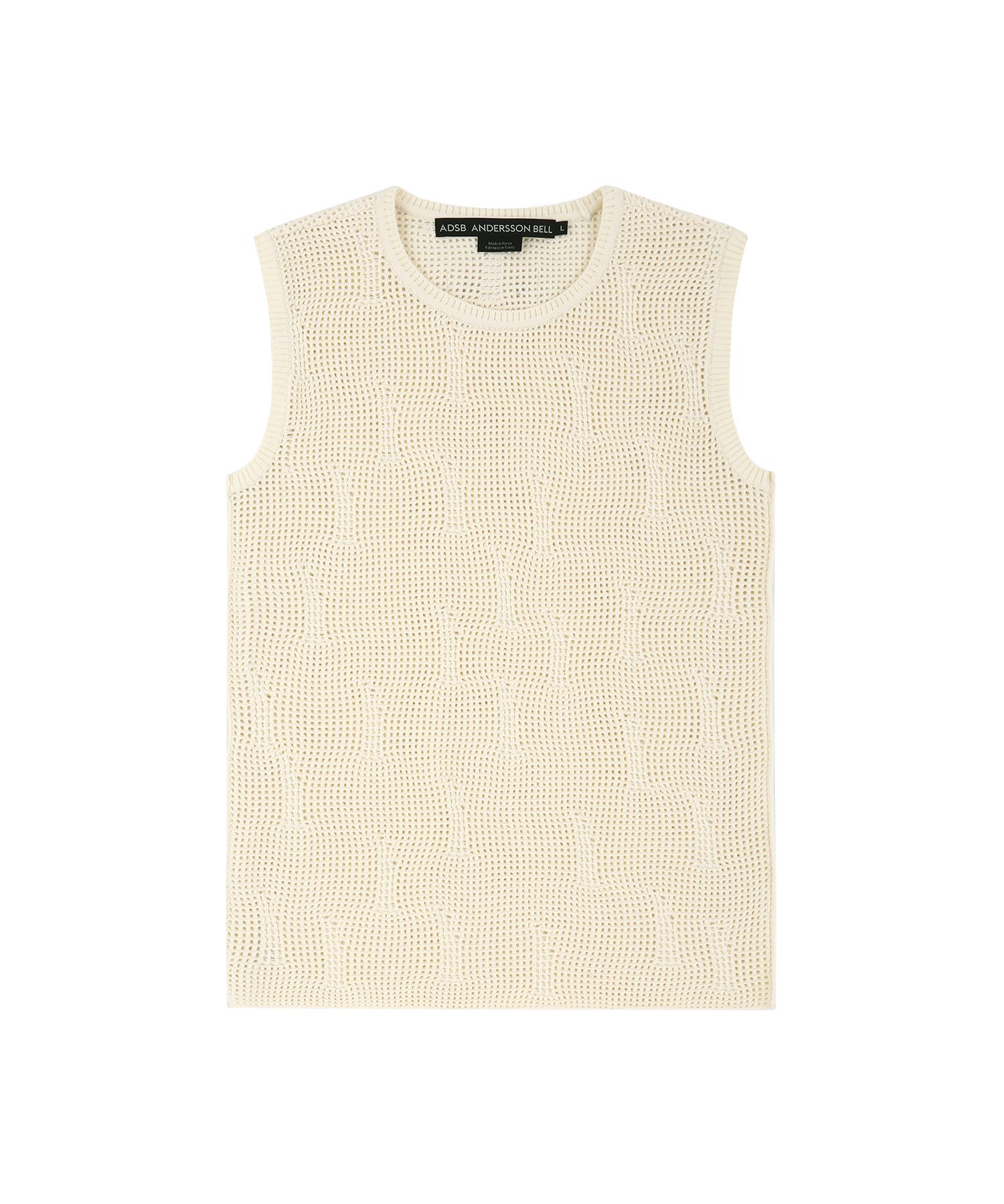 【ANDERSSON BELL】 Net Damage Sleeveless /追跡付 MUSINSA | ANDERSSON BELL Net Damage Sleeveless atb1328m(ECRU)