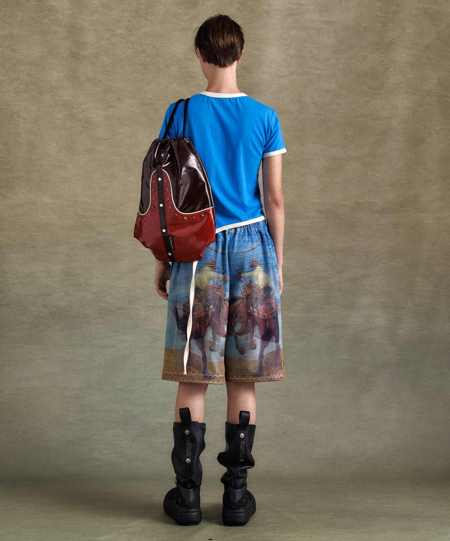 MUSINSA | ANDERSSON BELL Unisex double layer print mesh