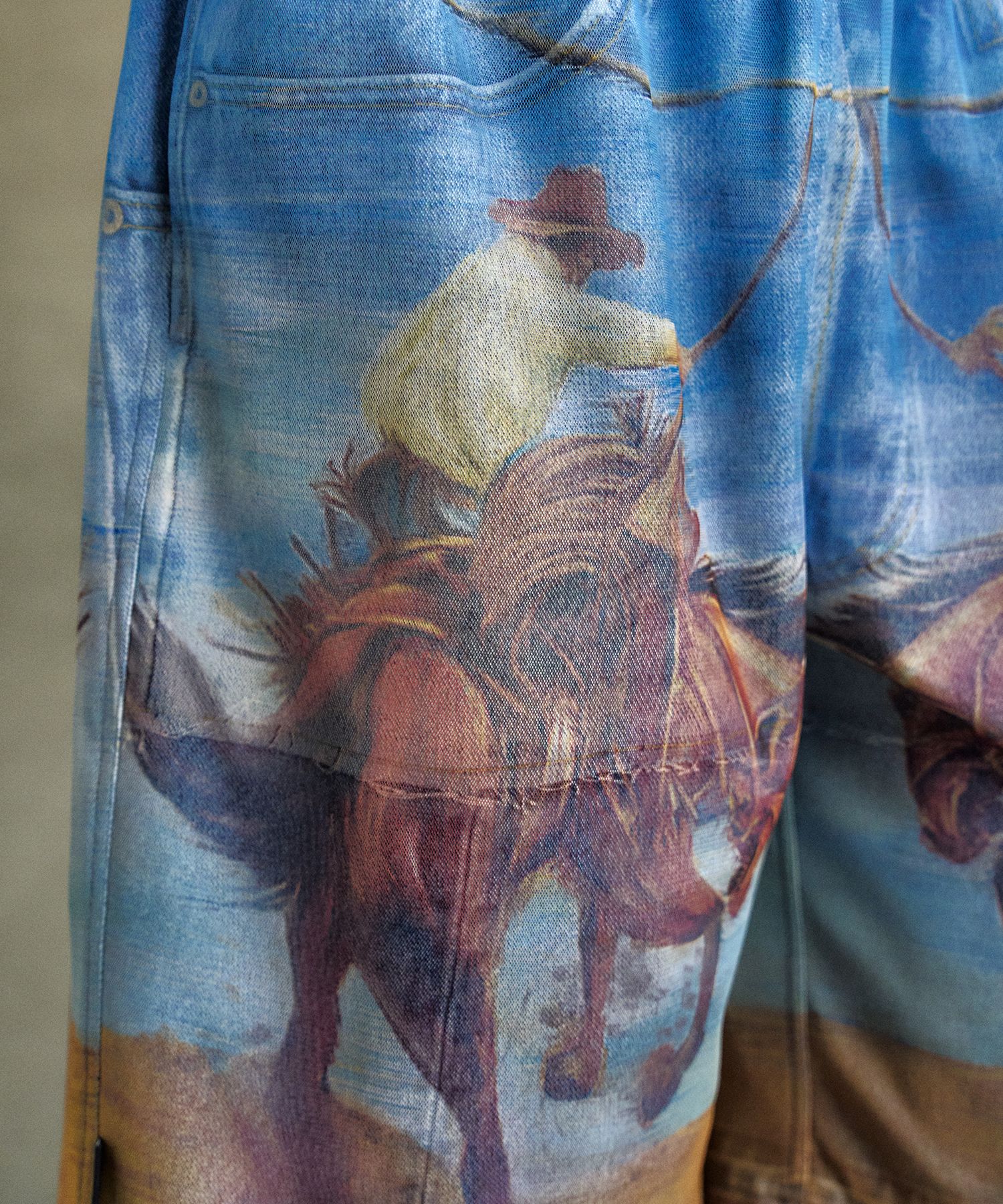 MUSINSA | ANDERSSON BELL Unisex double layer print mesh