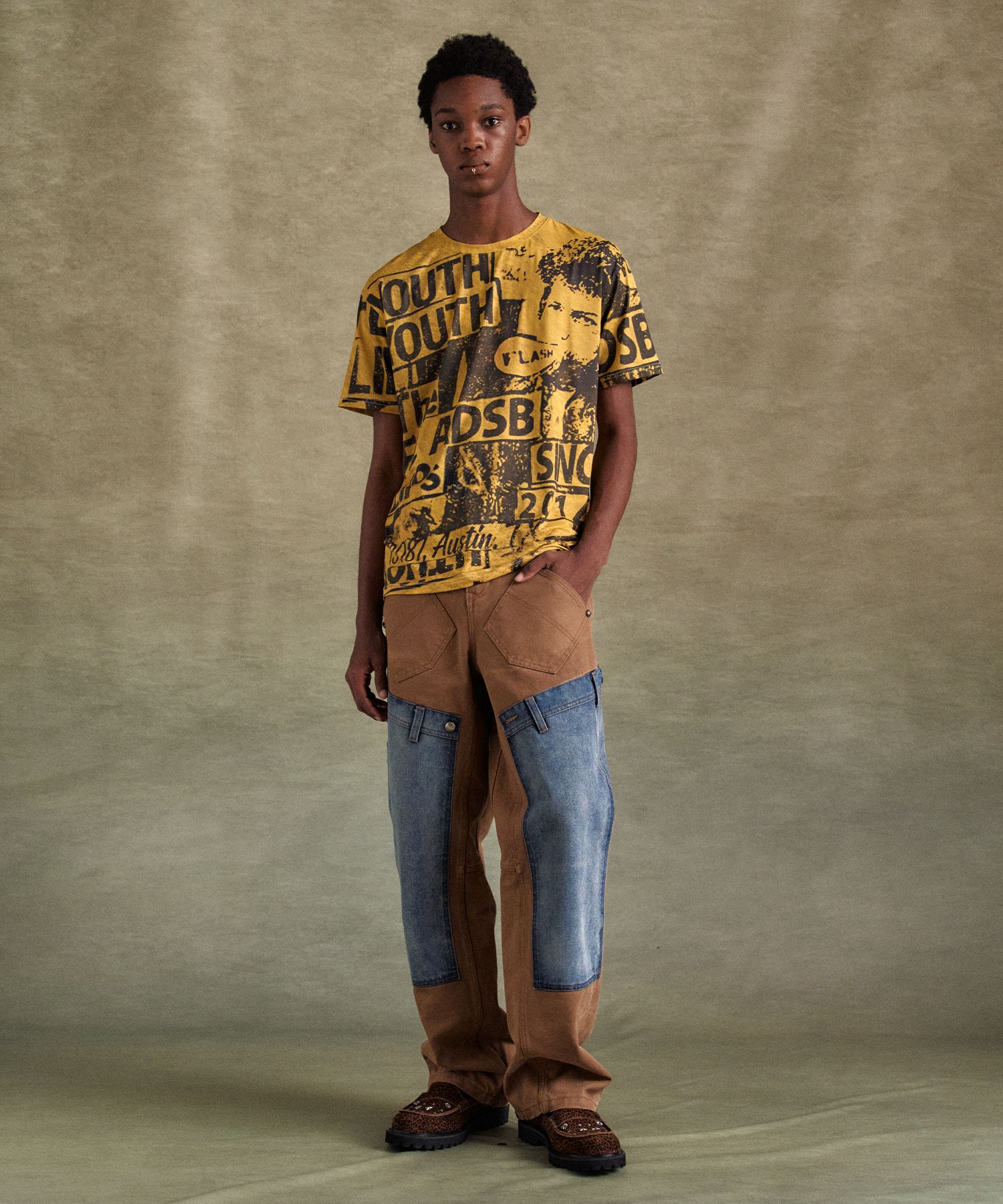 ★ANDERSSON BELL★ UNISEX MAGAZINE TSHIRTS atb1292u(YELLOW) MUSINSA | ANDERSSON BELL Unisex Magazine T-shirt atb1292u