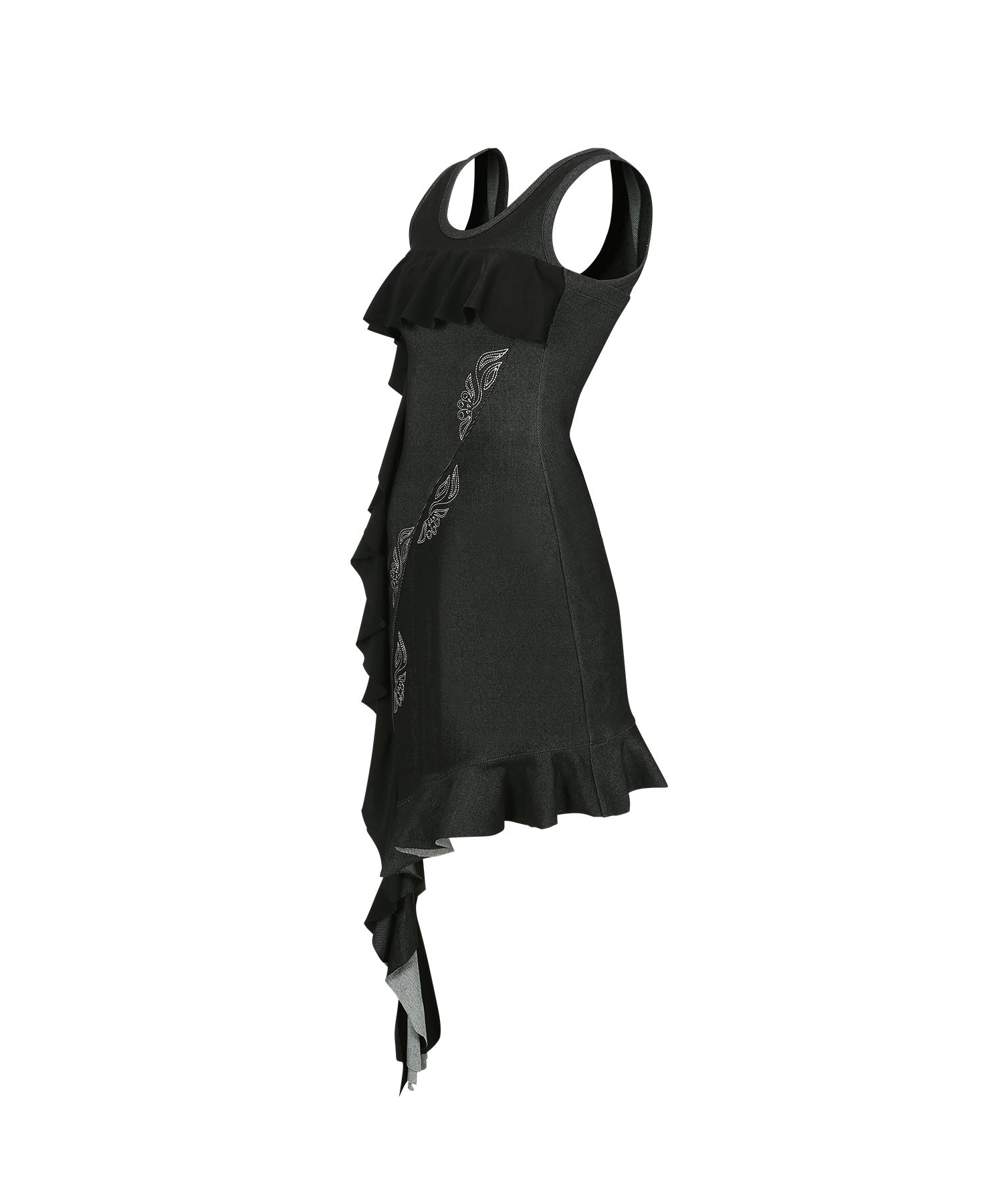 【ANDERSSON BELL】 Flowy ruffle dress atb1266w /追跡付 Andersson Bell アンダーソンベル SS25 FLOW RUFFLE DRESS / BLK