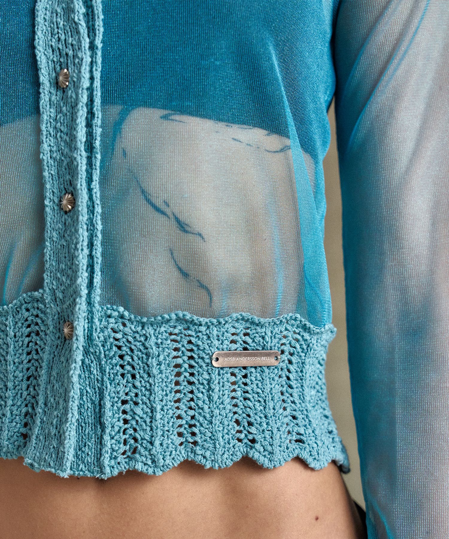 MUSINSA | ANDERSSON BELL FOR WOMEN Sheer Knit Cardigan