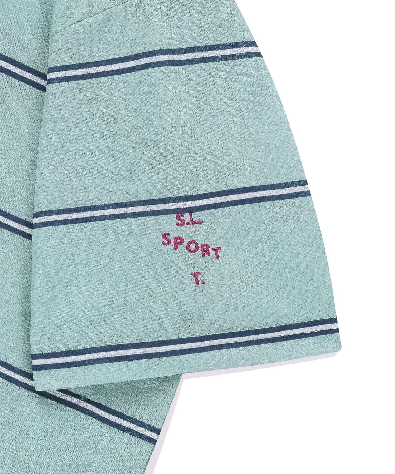 MUSINSA公式 | SUNLOVE Striped Tour Golf Jersey Mint