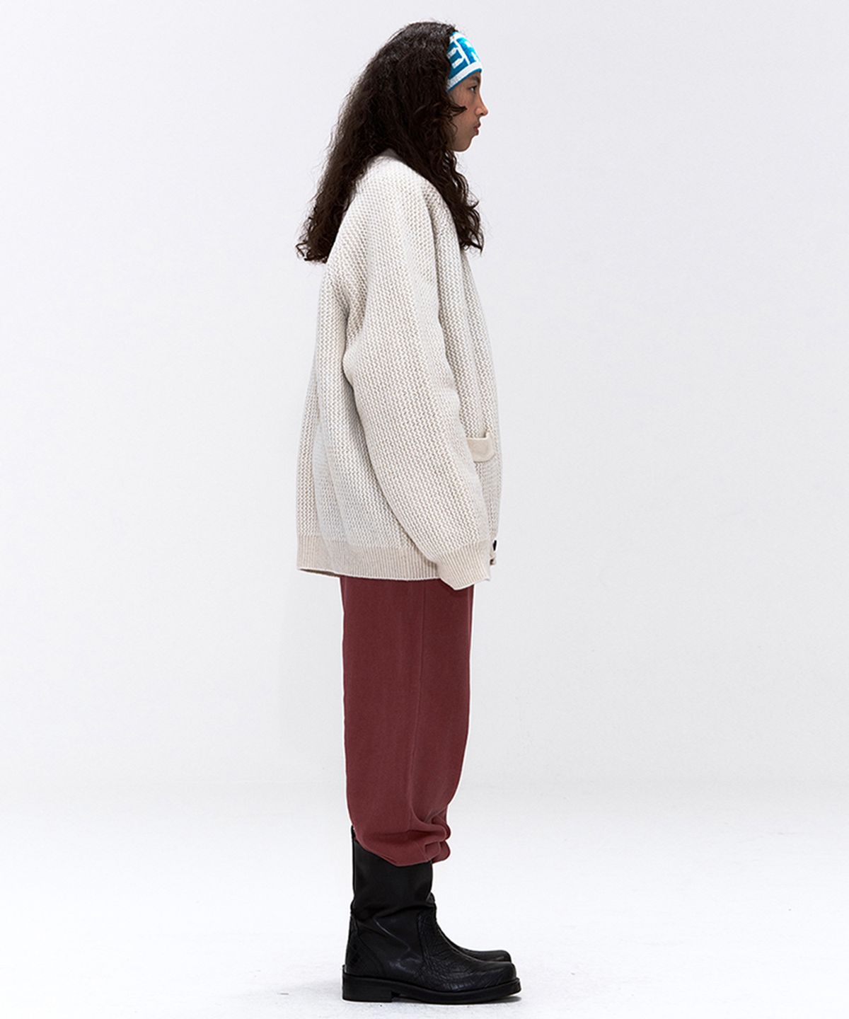 에르에르(ERER) [UN] ERER Sweat Joggers Pants Wine