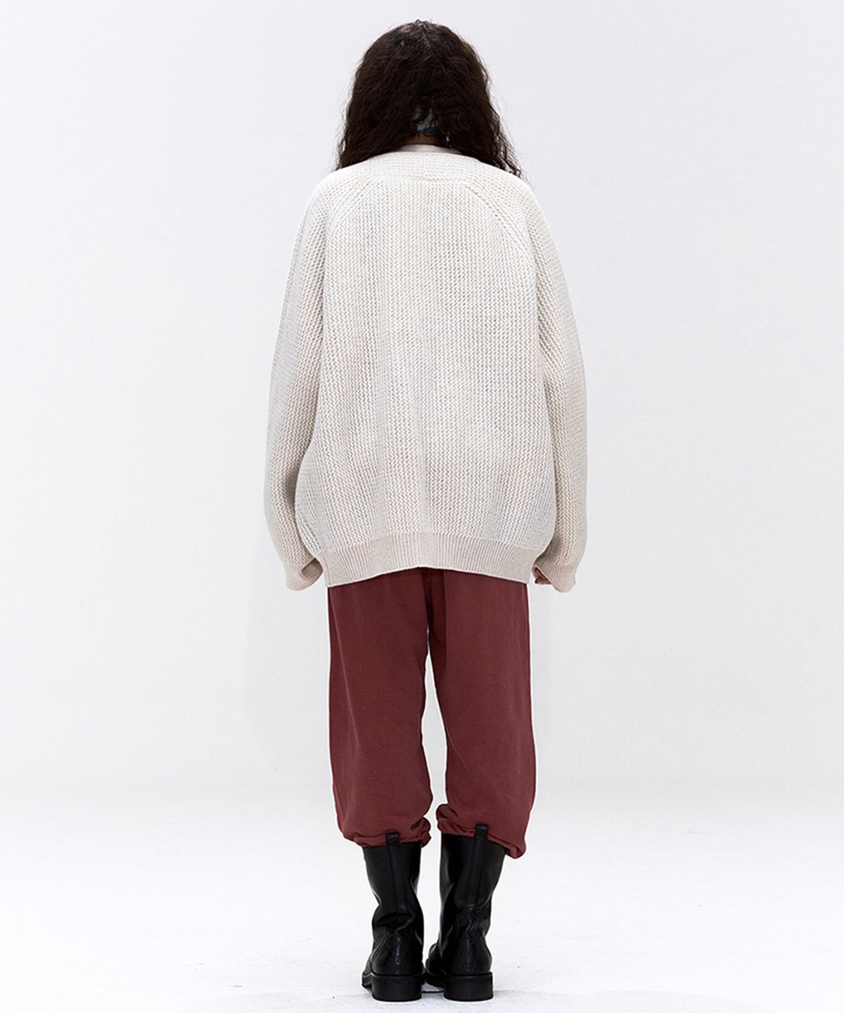 에르에르(ERER) [UN] ERER Sweat Joggers Pants Wine