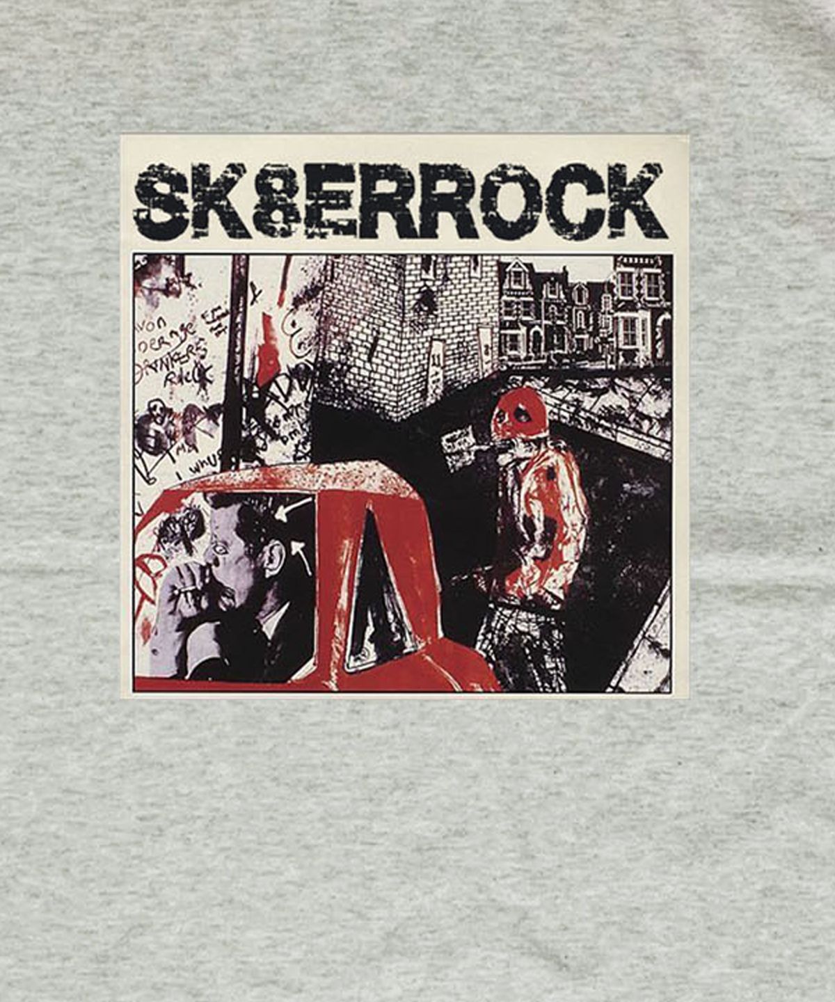스케이터락(SK8ER ROCK) Dirty Graffiti T-shirt ((oatmeal))