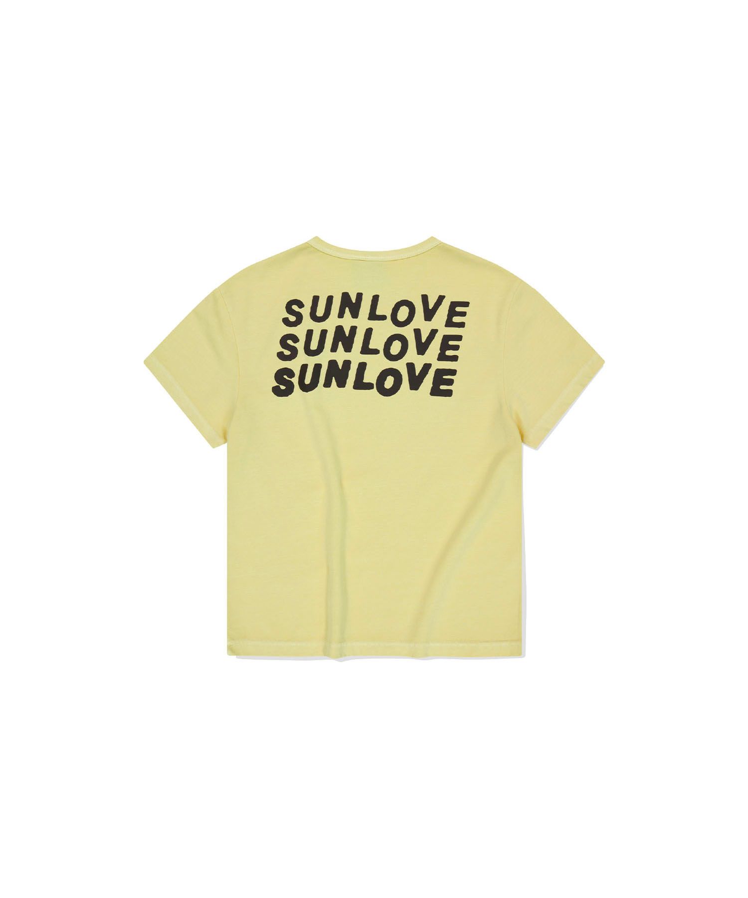 【SUNLOVE】 W Love Your Sunshine Tee /追跡付 SUNLOVE W Love Your Sunshine Tee - Yellow | 하이츠스토어