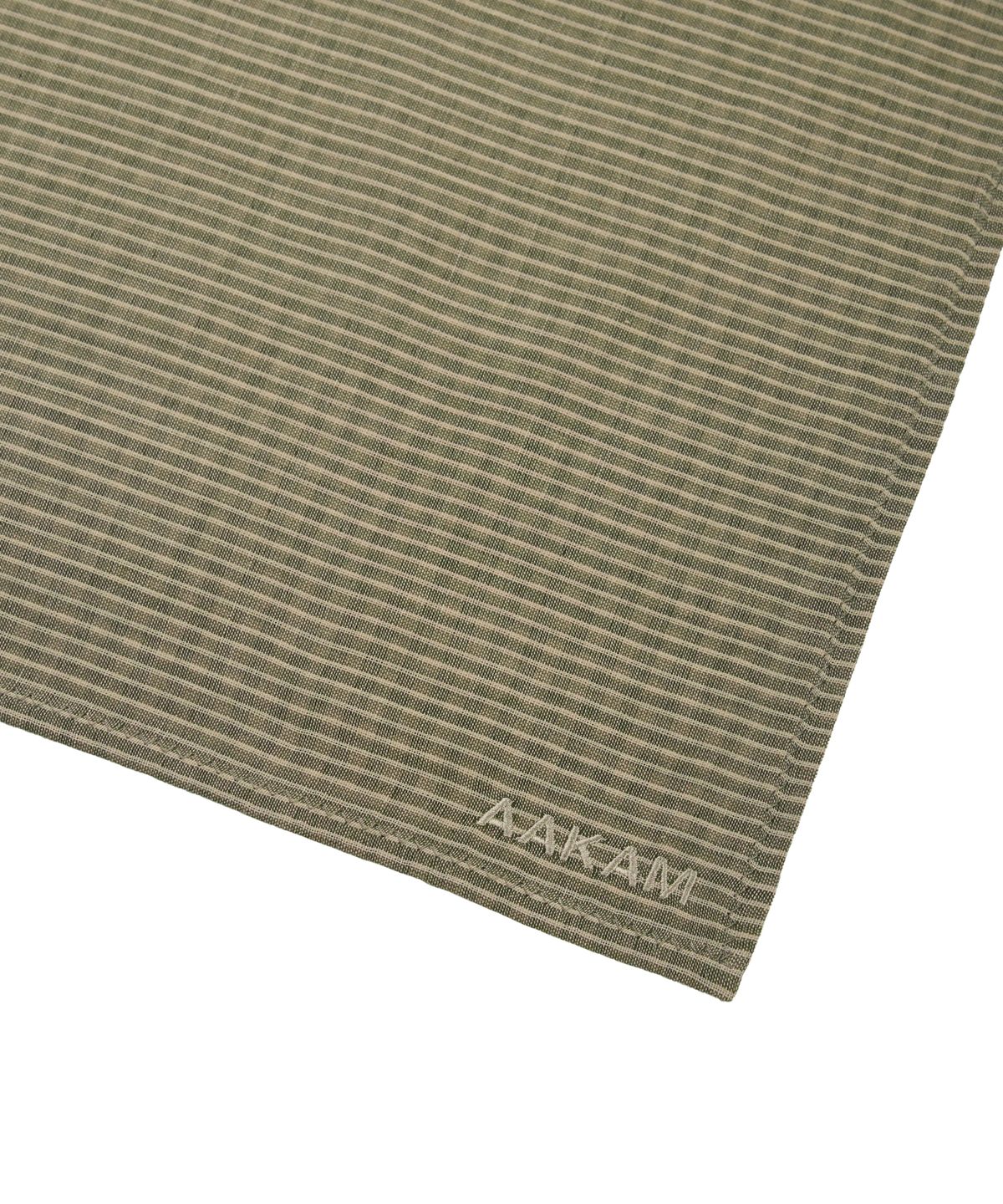 아캄(AAKAM) Check Pattern Scarf (Green)
