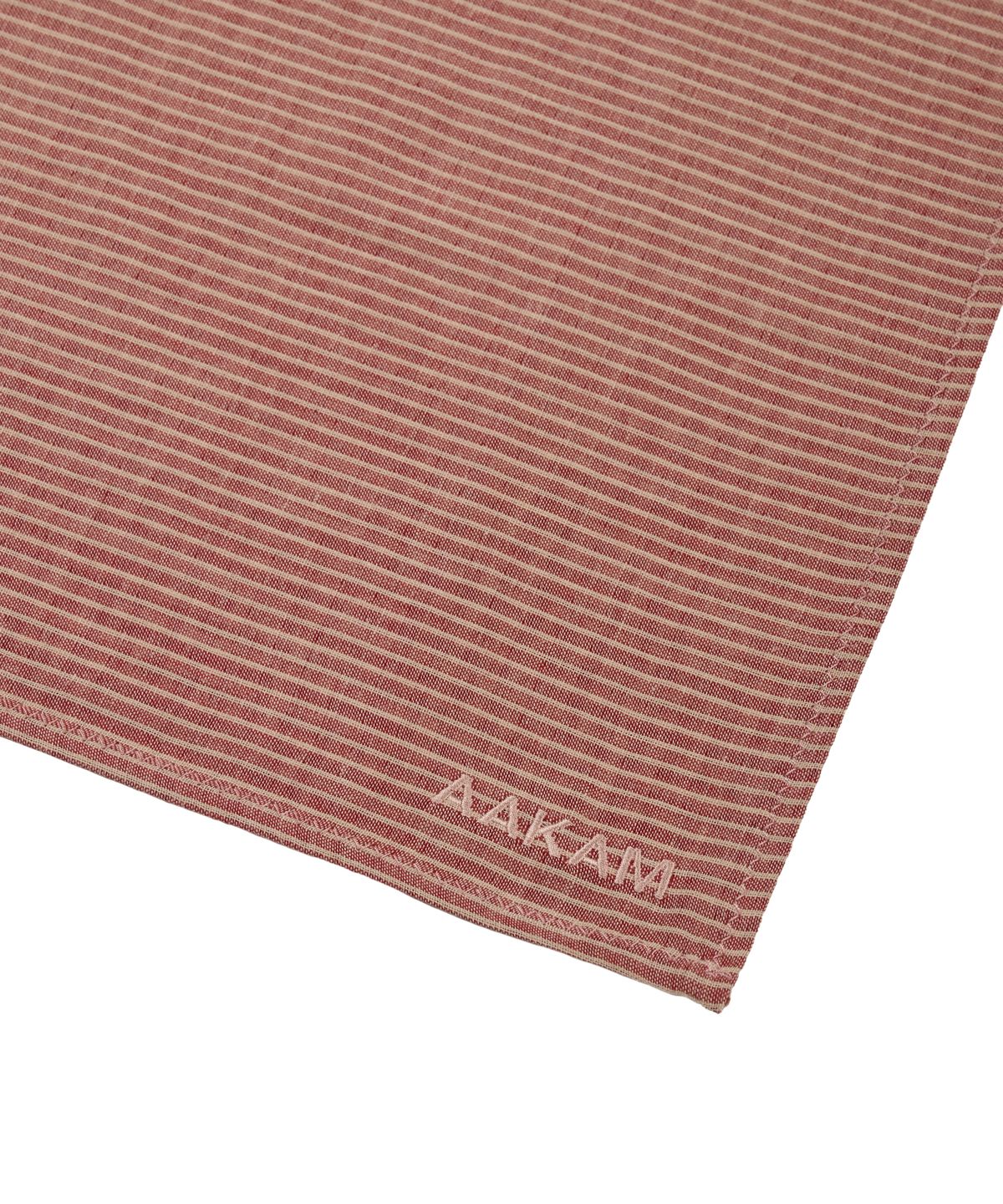 아캄(AAKAM) Check Pattern Scarf (Red)