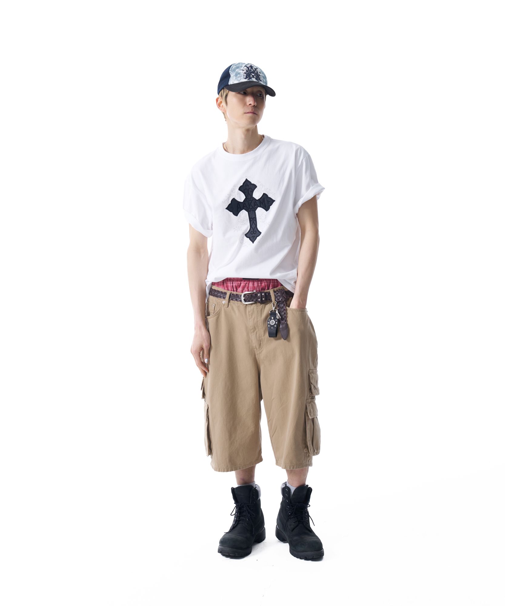 AAKAM CROS2 Half Top Tシャツ 十字架 - メルカリ