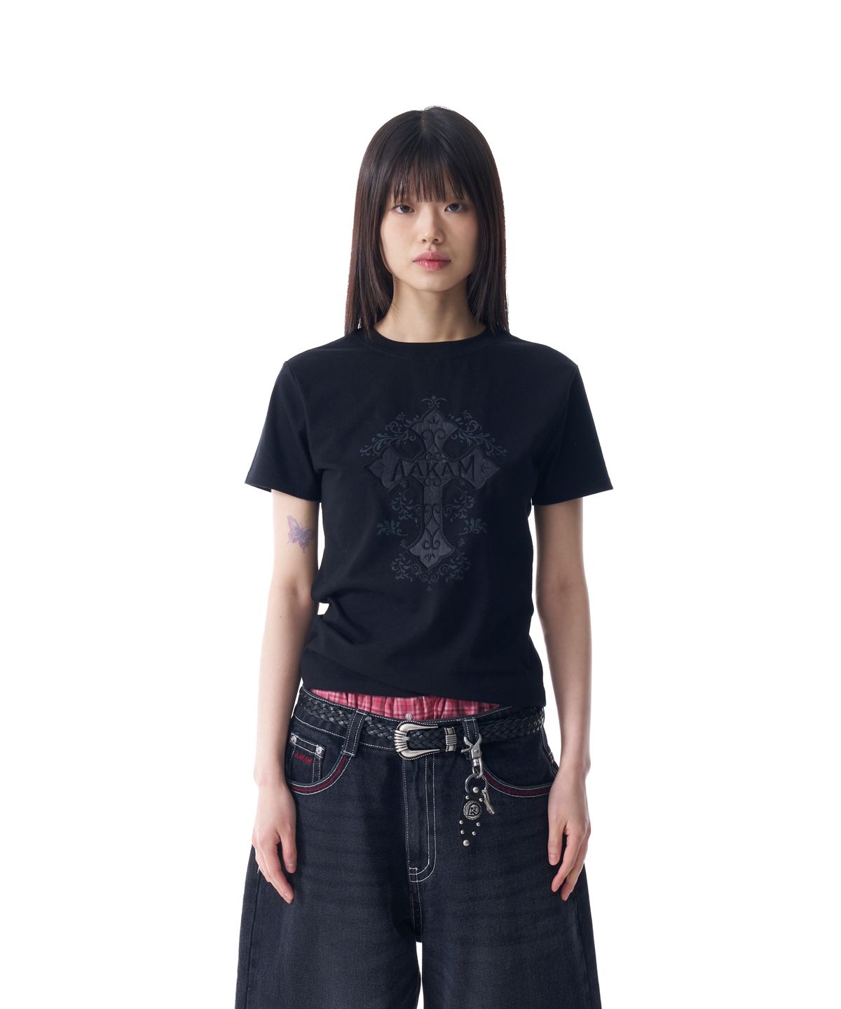아캄(AAKAM) AKM CROS2 Half Top (Black)