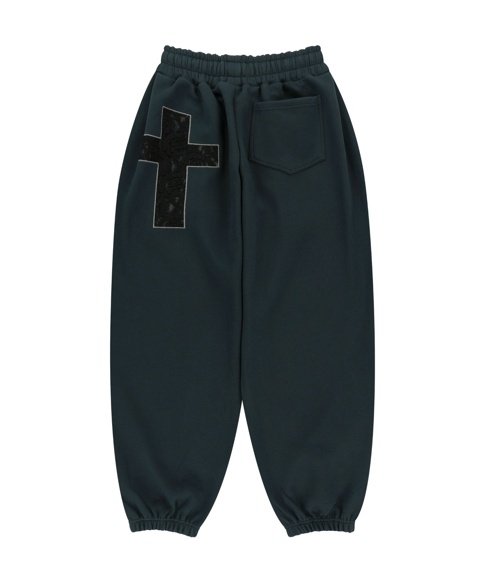 【AAKAM】Laced CROS2 Patch Sweatpants 3colors MUSINSA | AAKAM Laced CROS2 Patch Sweatpants (Dark Green)