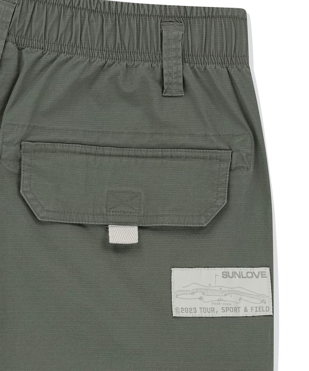 썬러브투어(SUNLOVETOUR) Field Cargo Shorts Olive