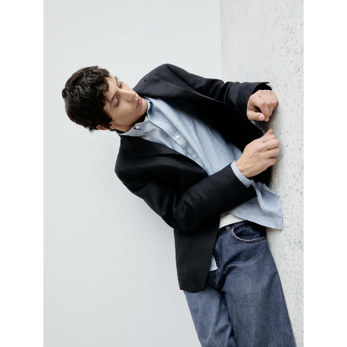 마시모두띠(MASSIMO DUTTI) 레더 페니 스트랩 로퍼