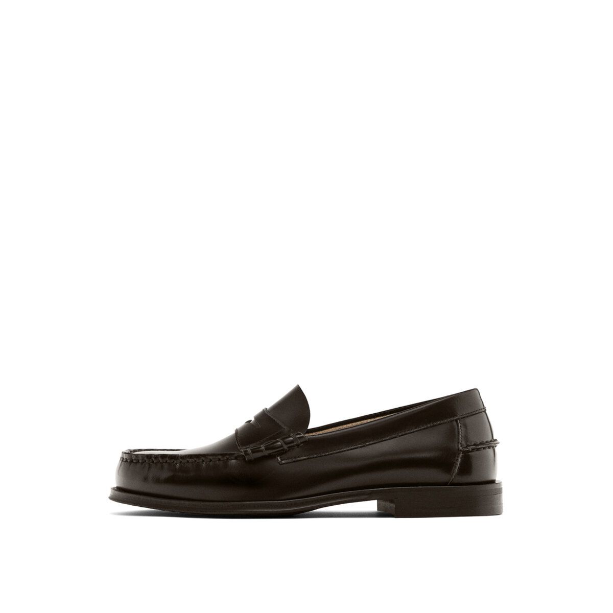 마시모두띠(MASSIMO DUTTI) 레더 페니 스트랩 로퍼