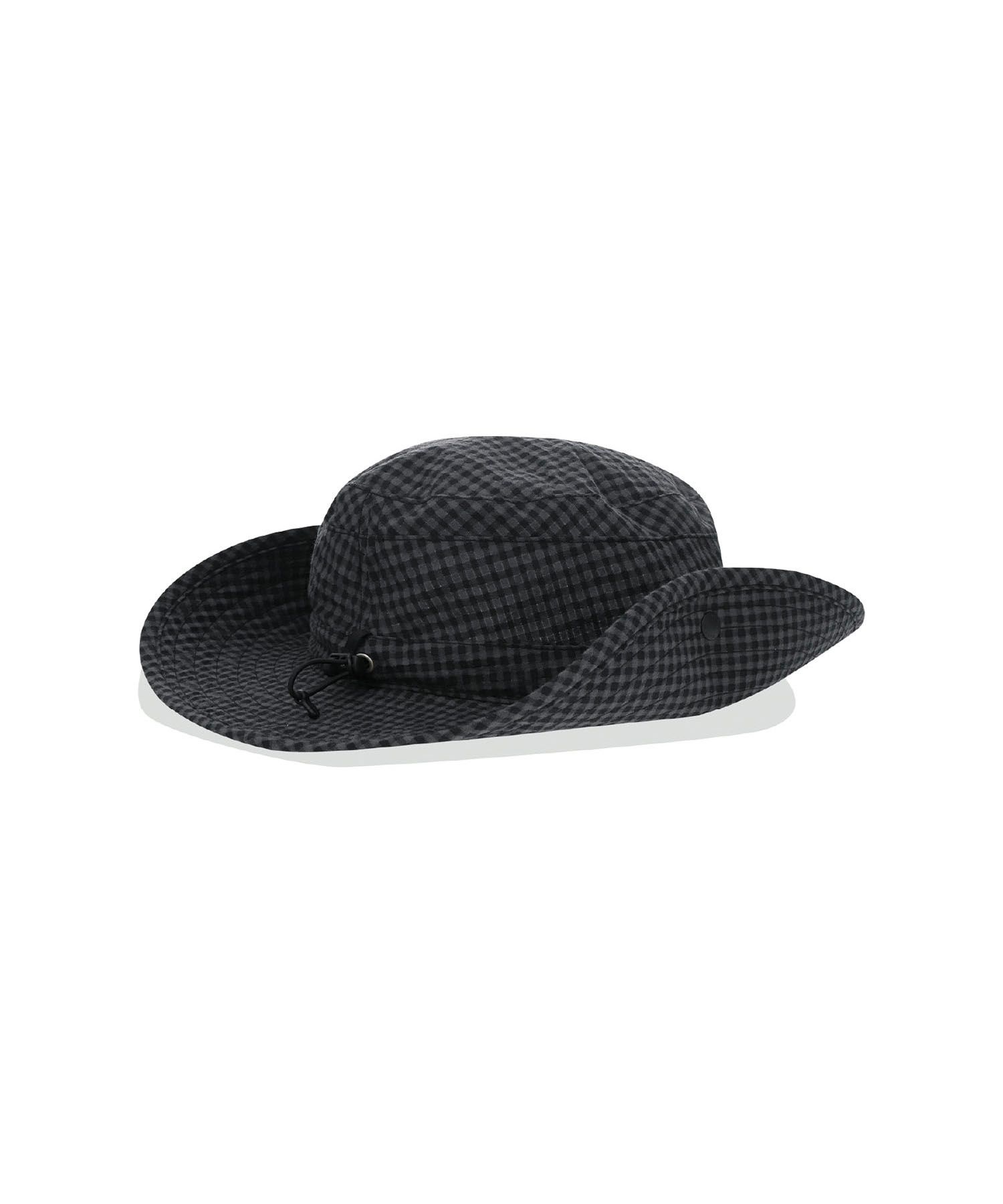 MUSINSA公式 | SUNLOVE Grid Pioneer Bucket Hat Black Gingham