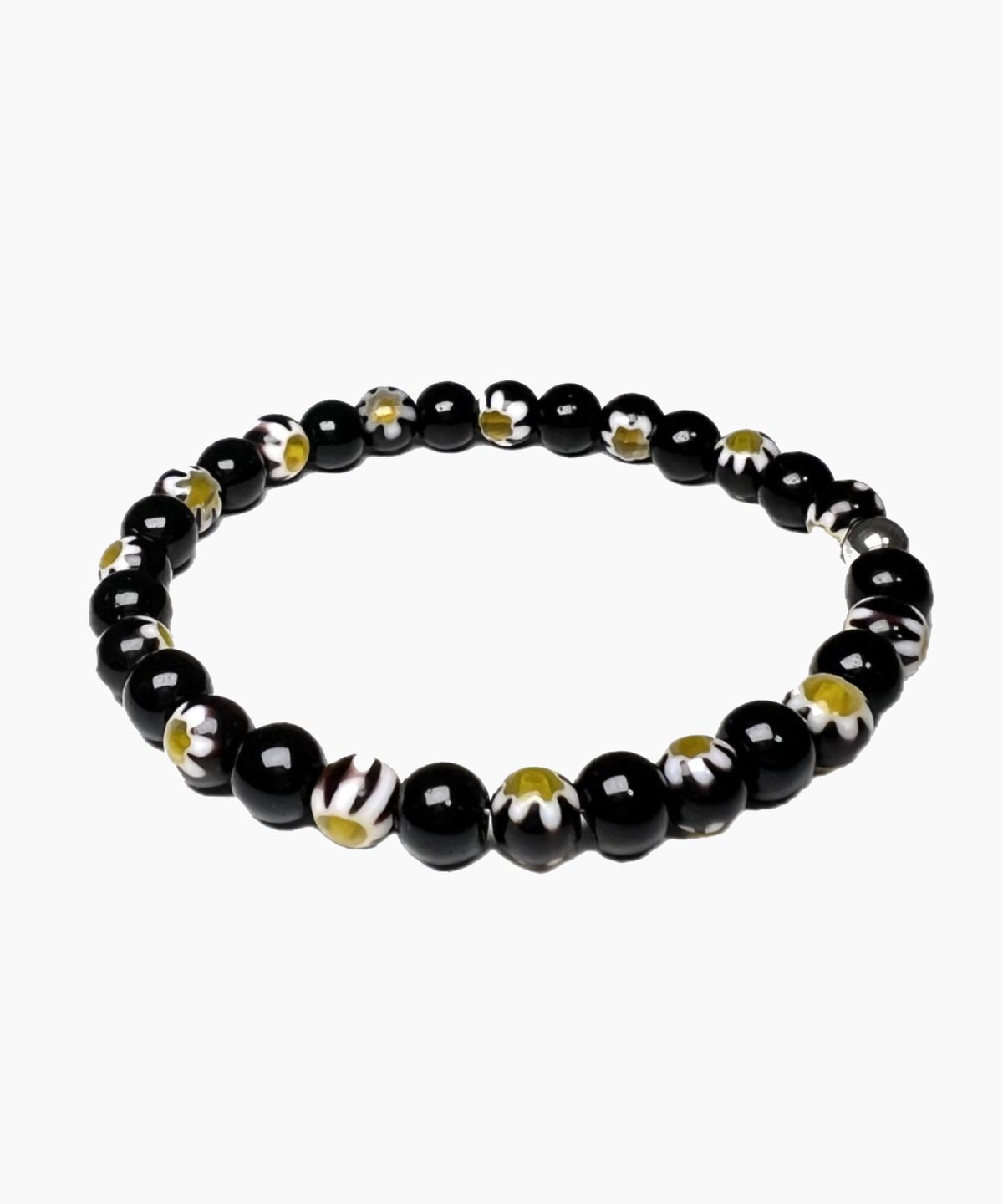 셉텐벌5(SEPTEMBER5) BLACK DAISY BALL BRACELET