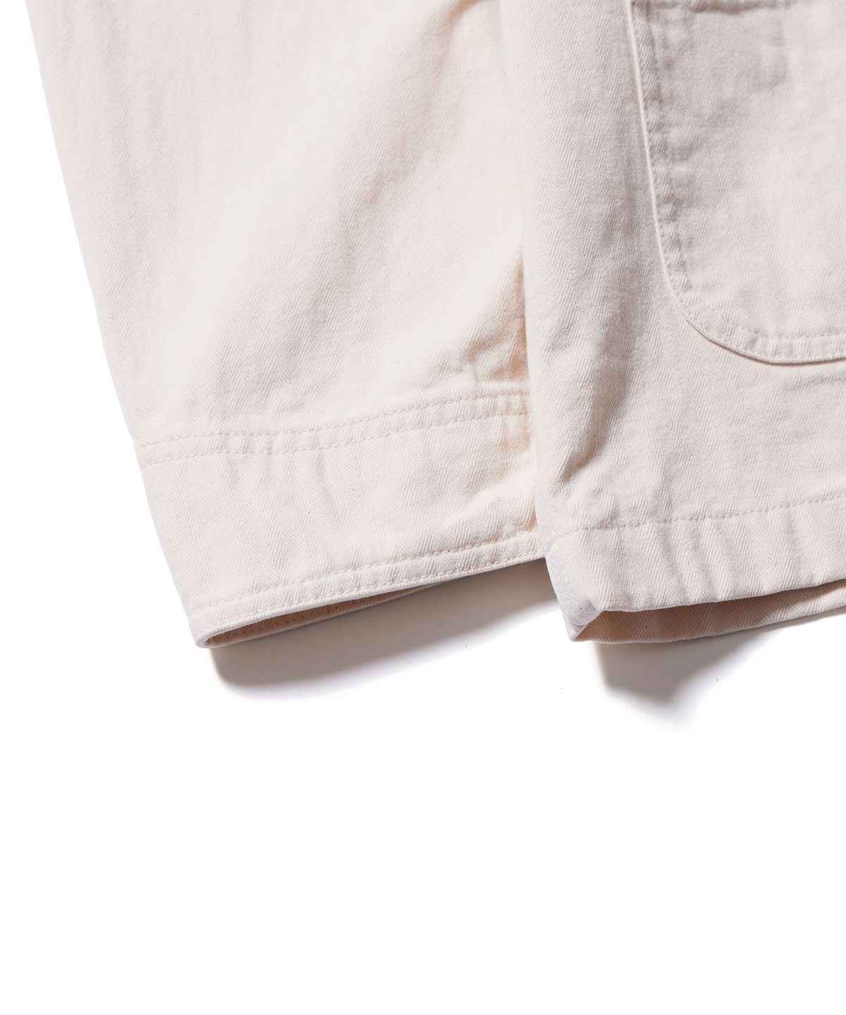 에스파이(ESFAI) ROUND ENGINEER HBT JACKET (ECRU)