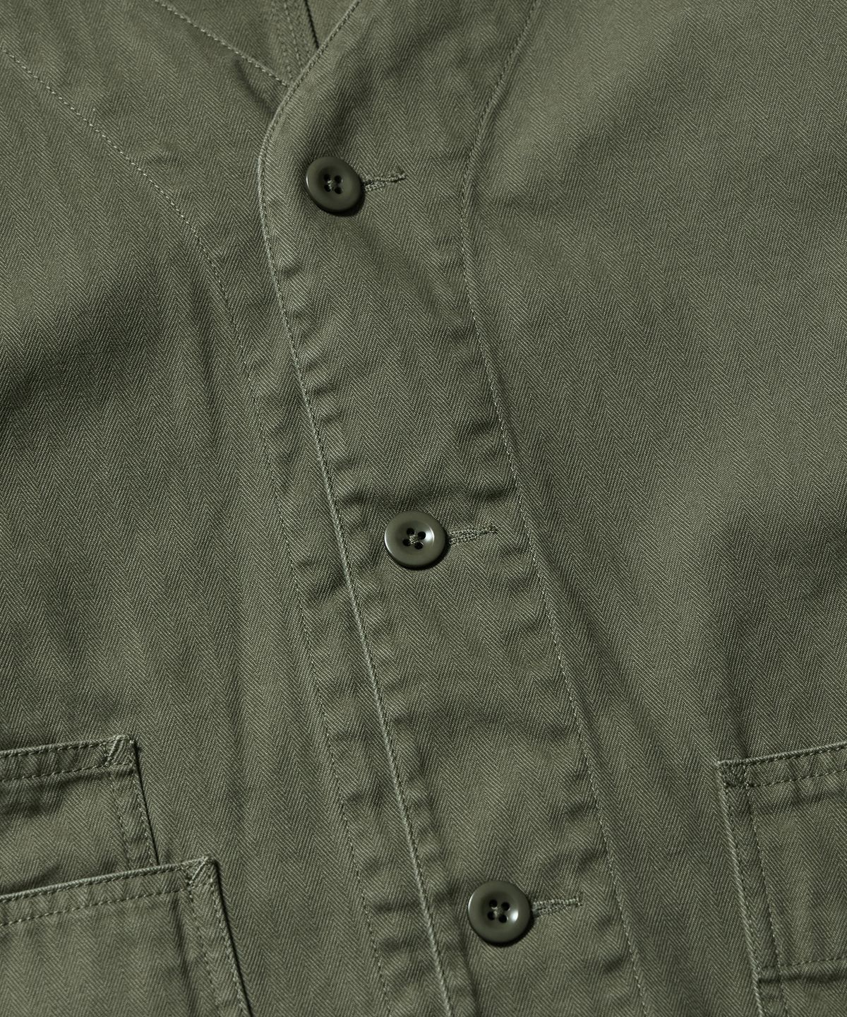 에스파이(ESFAI) ROUND ENGINEER HBT JACKET (OLIVE)