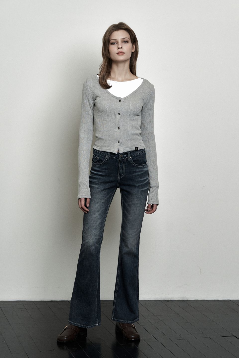 MUSINSA | SYNERJYN SAND CAT WASHING DENIM PANTS BLUE