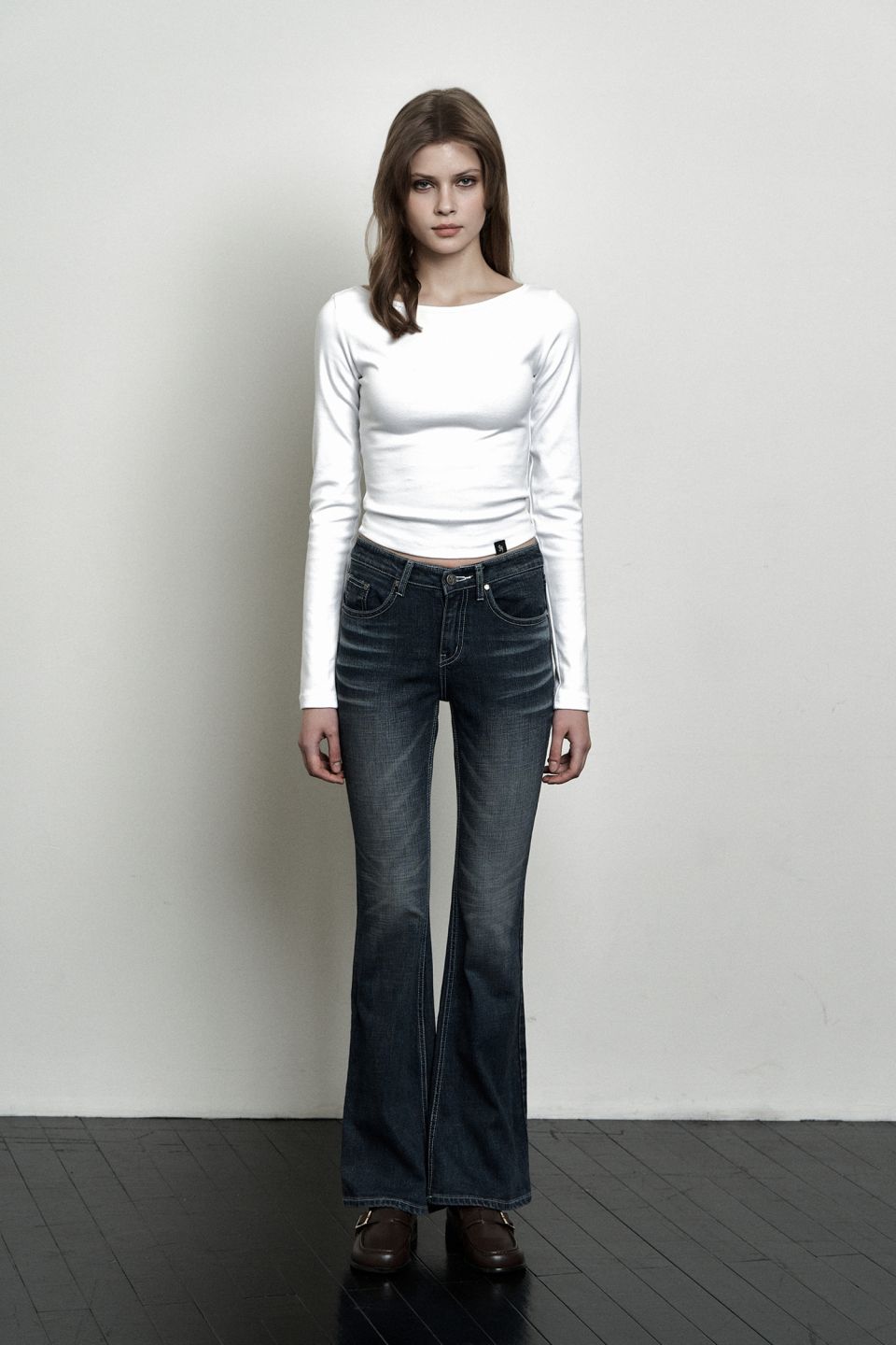 MUSINSA | SYNERJYN SAND CAT WASHING DENIM PANTS BLUE