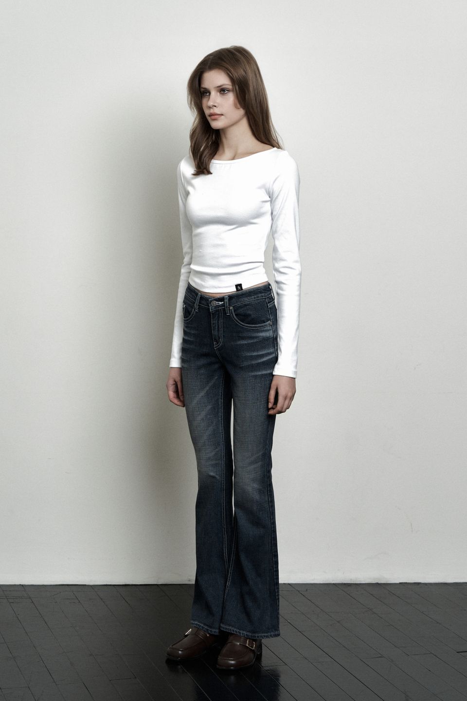 MUSINSA | SYNERJYN SAND CAT WASHING DENIM PANTS BLUE