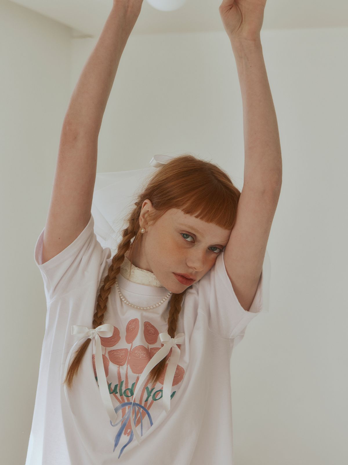 메종크렘(MAISON CREME) Wedding bouquet T-shirt