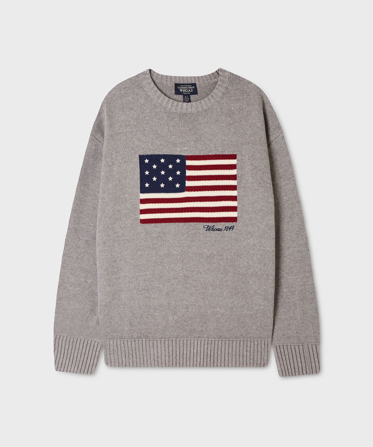 후아유(WHO.A.U) USA American Flag Pullover(U) / WHKAG4924U