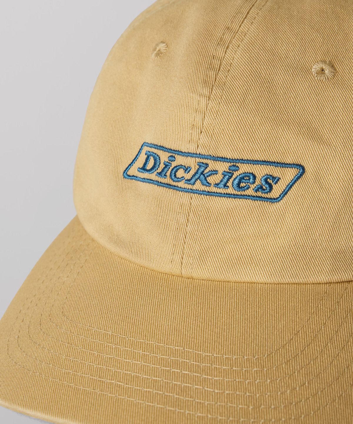 디키즈(DICKIES) 워시드 배너 로고 볼캡 Khaki