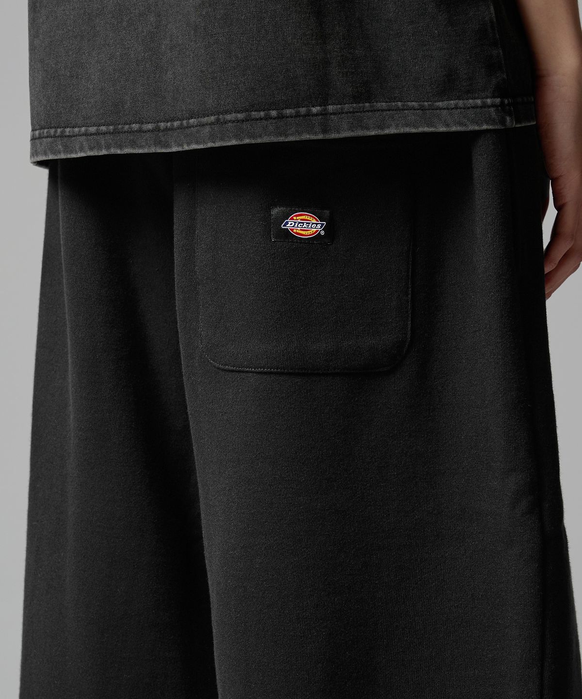 디키즈(DICKIES) 베이직 스웨트 쇼츠 Black