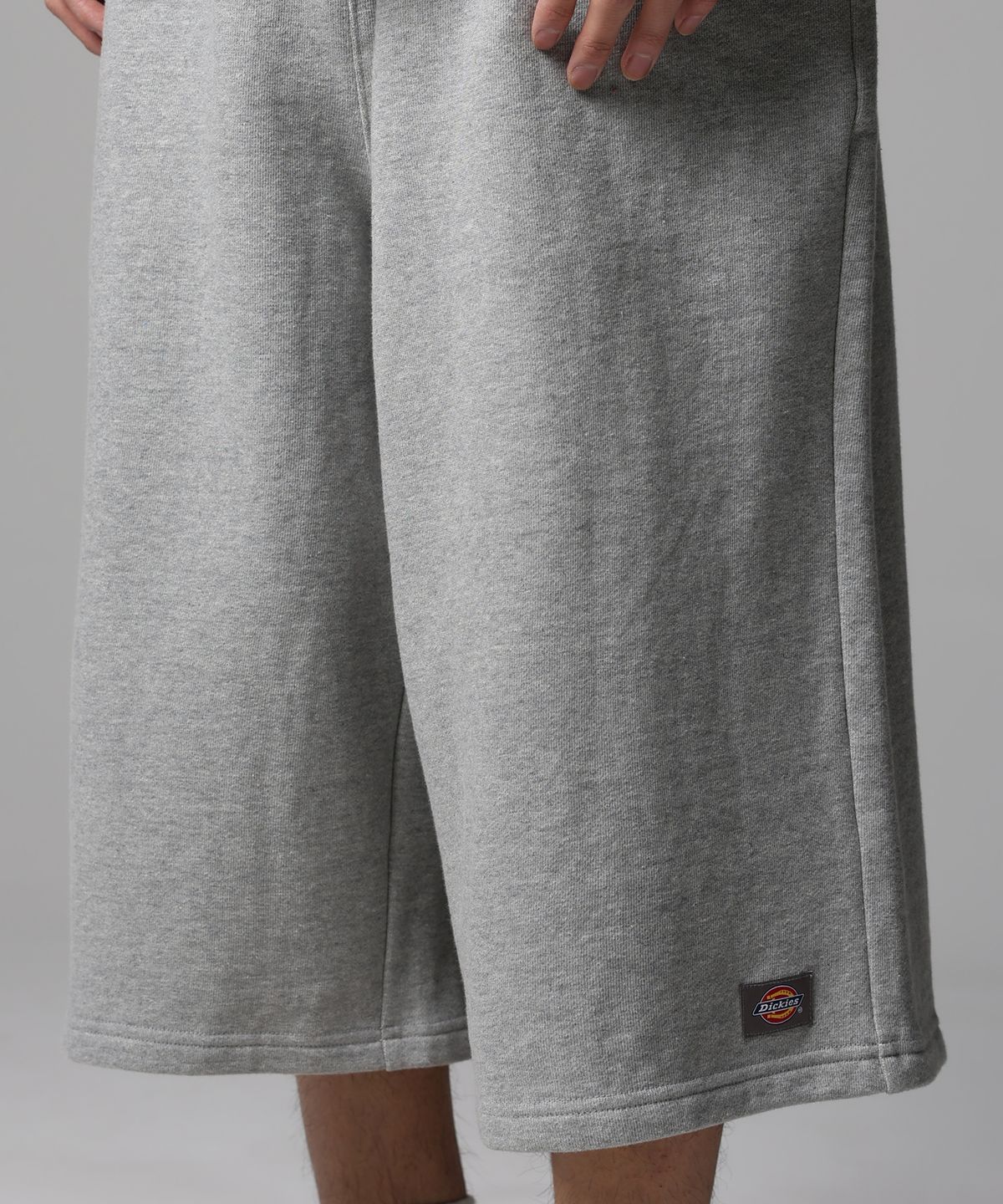 디키즈(DICKIES) 베이직 스웨트 쇼츠 Melange Gray