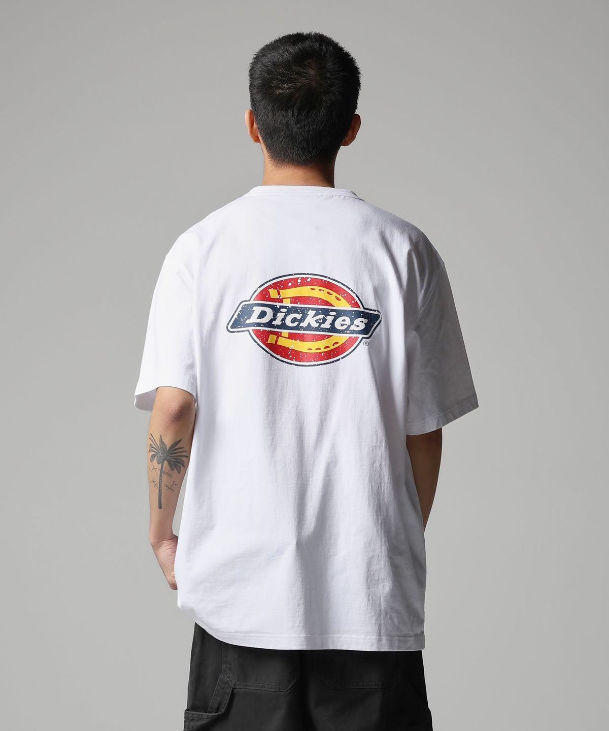 디키즈(DICKIES) 베이직 로고 티셔츠 White