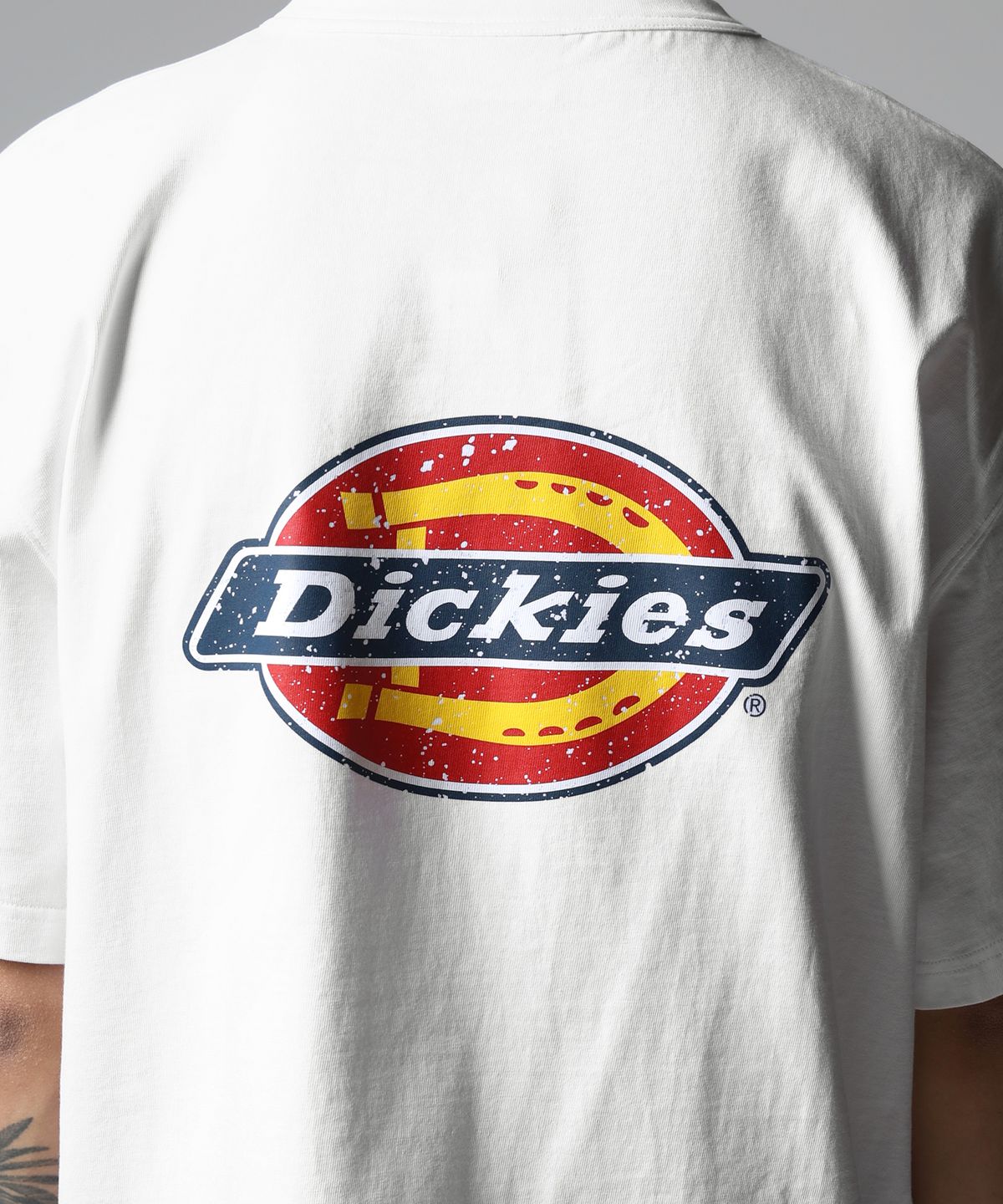 디키즈(DICKIES) 베이직 로고 티셔츠 White
