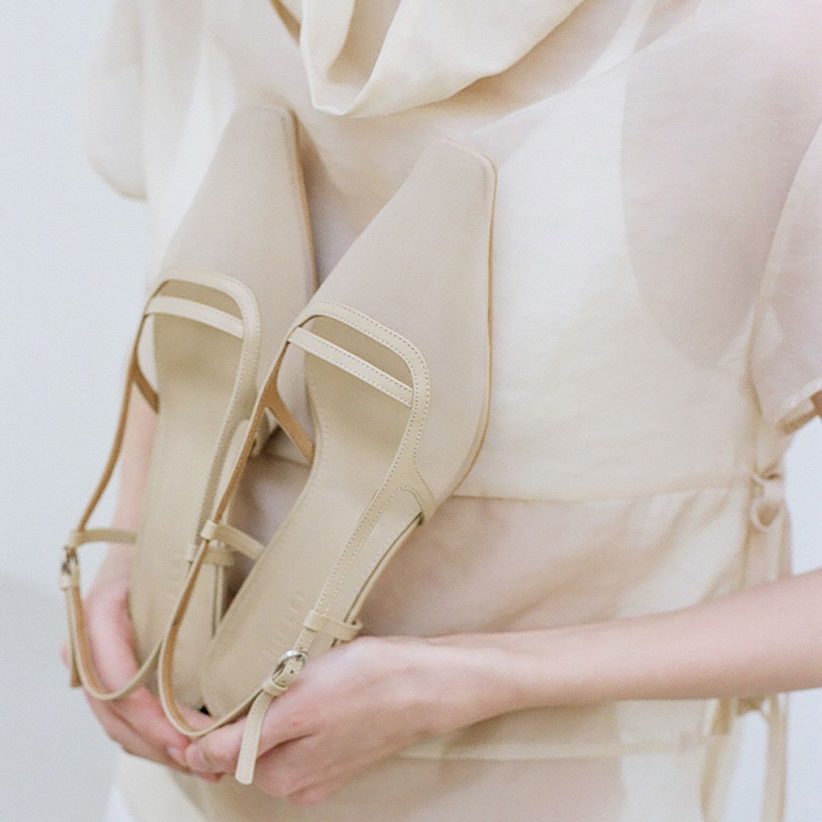 키에레이(CHIELEI) SHEER ANDY SLING BACK [C5S01BE]