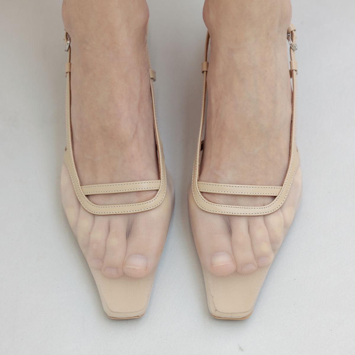 키에레이(CHIELEI) SHEER ANDY SLING BACK [C5S01BE]