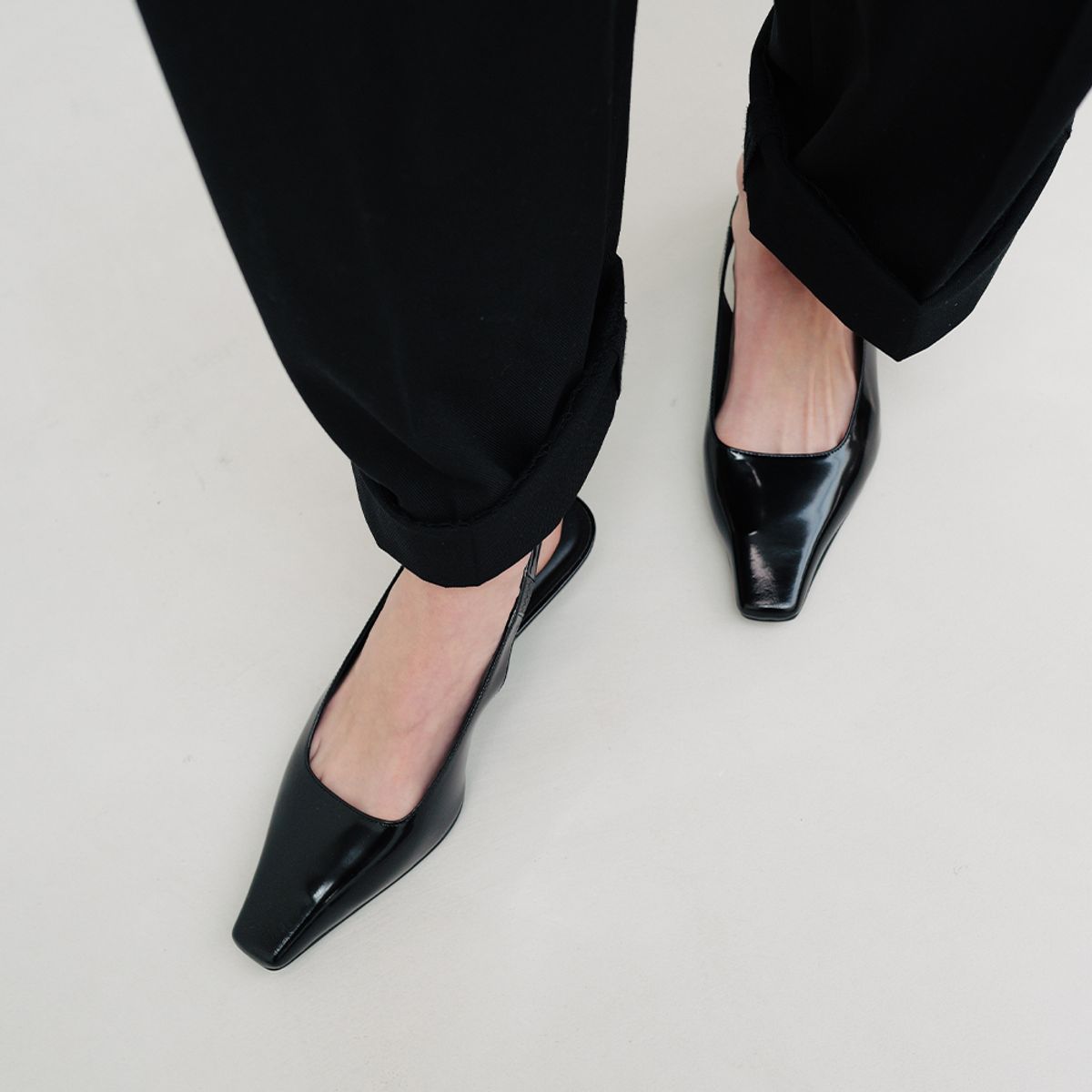 키에레이(CHIELEI) WEDGE ANDY SLING BACK [C5S02BK]