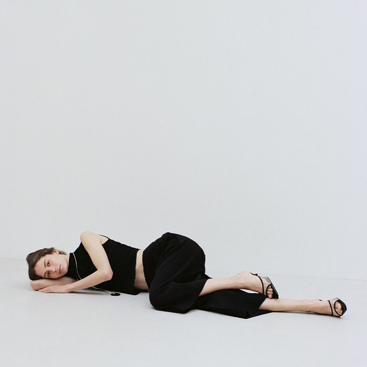 키에레이(CHIELEI) SHEER MARGOT MULE [C5S04BK]