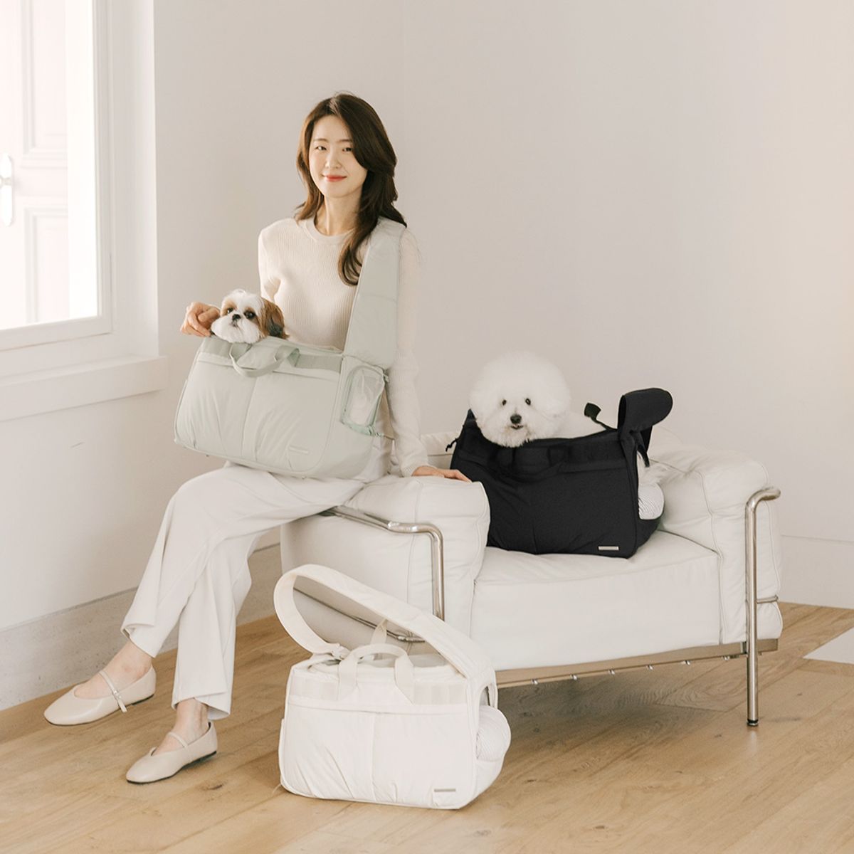 펫츠랜드(PETSLAND) 멜로우 강아지 슬링백 3color 2size
