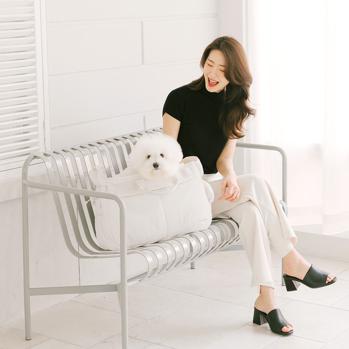 펫츠랜드(PETSLAND) 멜로우 강아지 슬링백 3color 2size