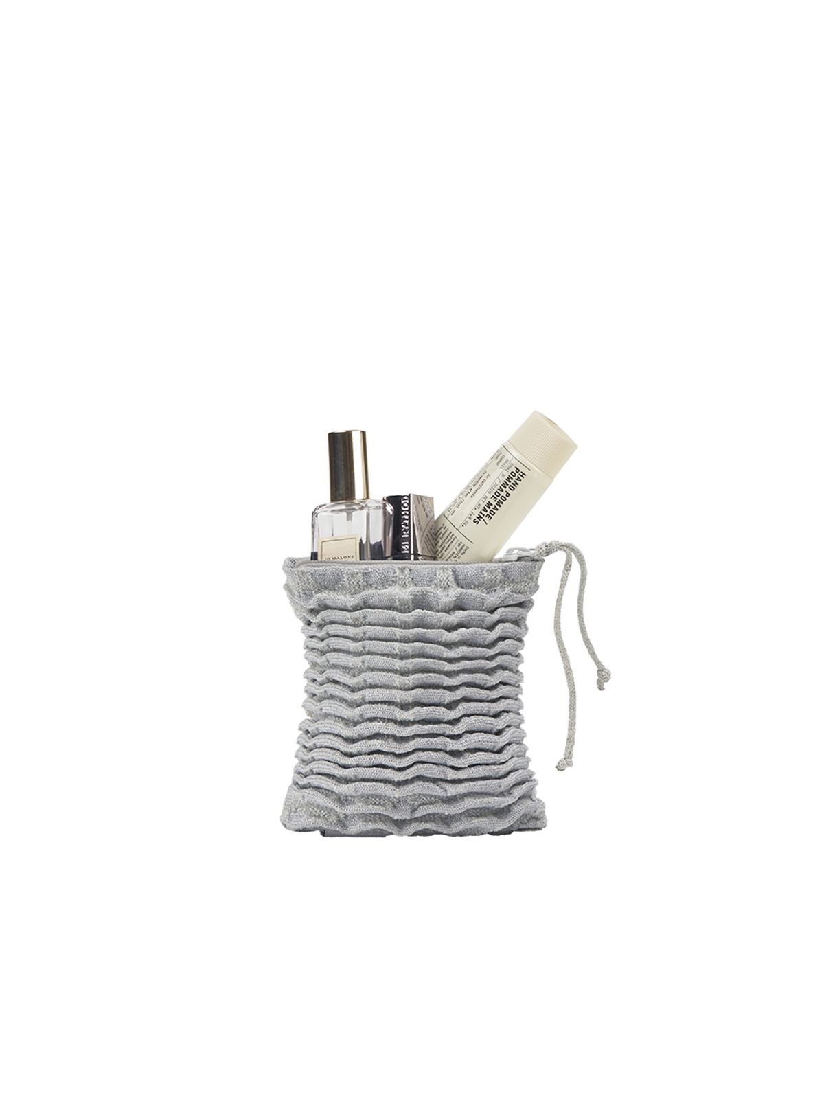 조셉앤스테이시(JOSEPH&STACEY) Blow Flow Knit Pouch S Starry Pearl Grey
