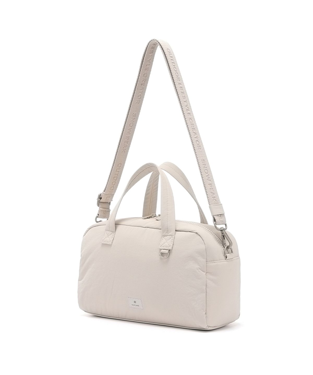 스노우피크 어패럴(SNOWPEAK APPAREL) 소프트윌 스몰 볼링백 (S25SWFCB27) Cream Beige