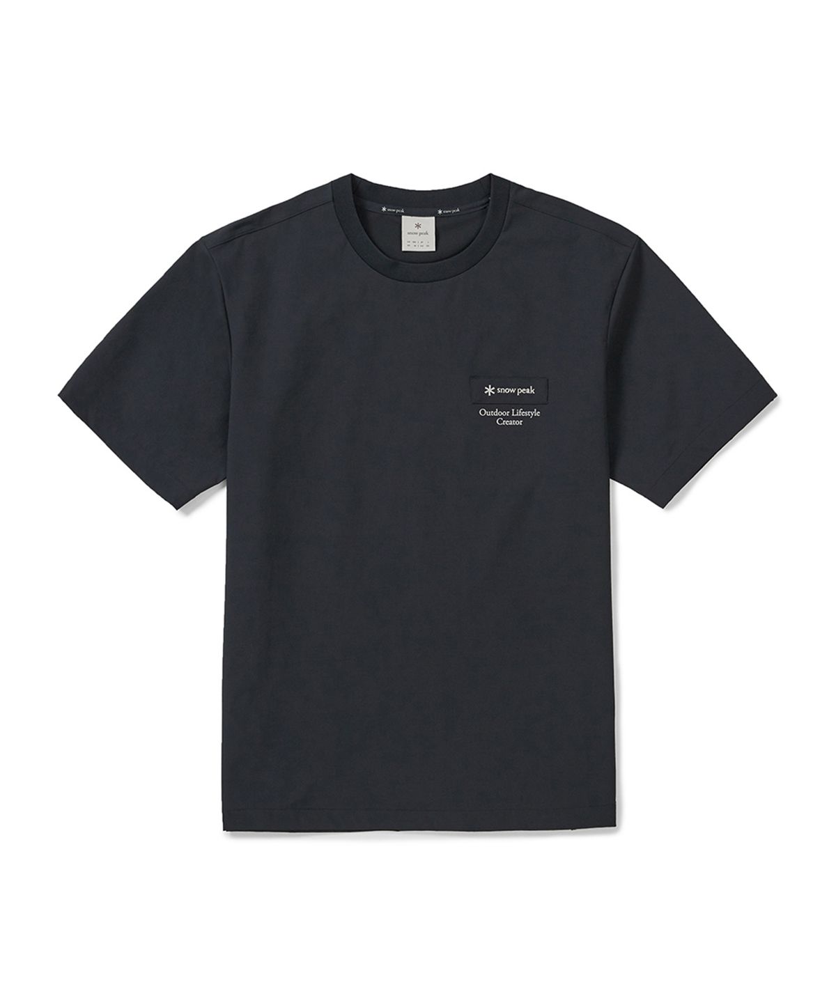 스노우피크 어패럴(SNOWPEAK APPAREL) 라고 에어 반팔 티셔츠 (S25MMTTS26) Dark Navy