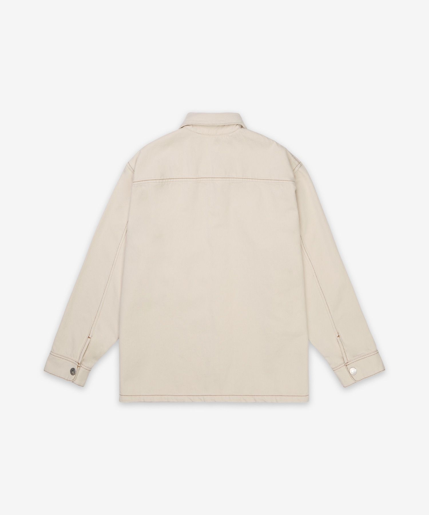 ★★AMI PARIS★★ Big Heart Logo Overshirt White Cream HJK27 MUSINSA | AMI Big Heart Logo Overshirt - White Cream