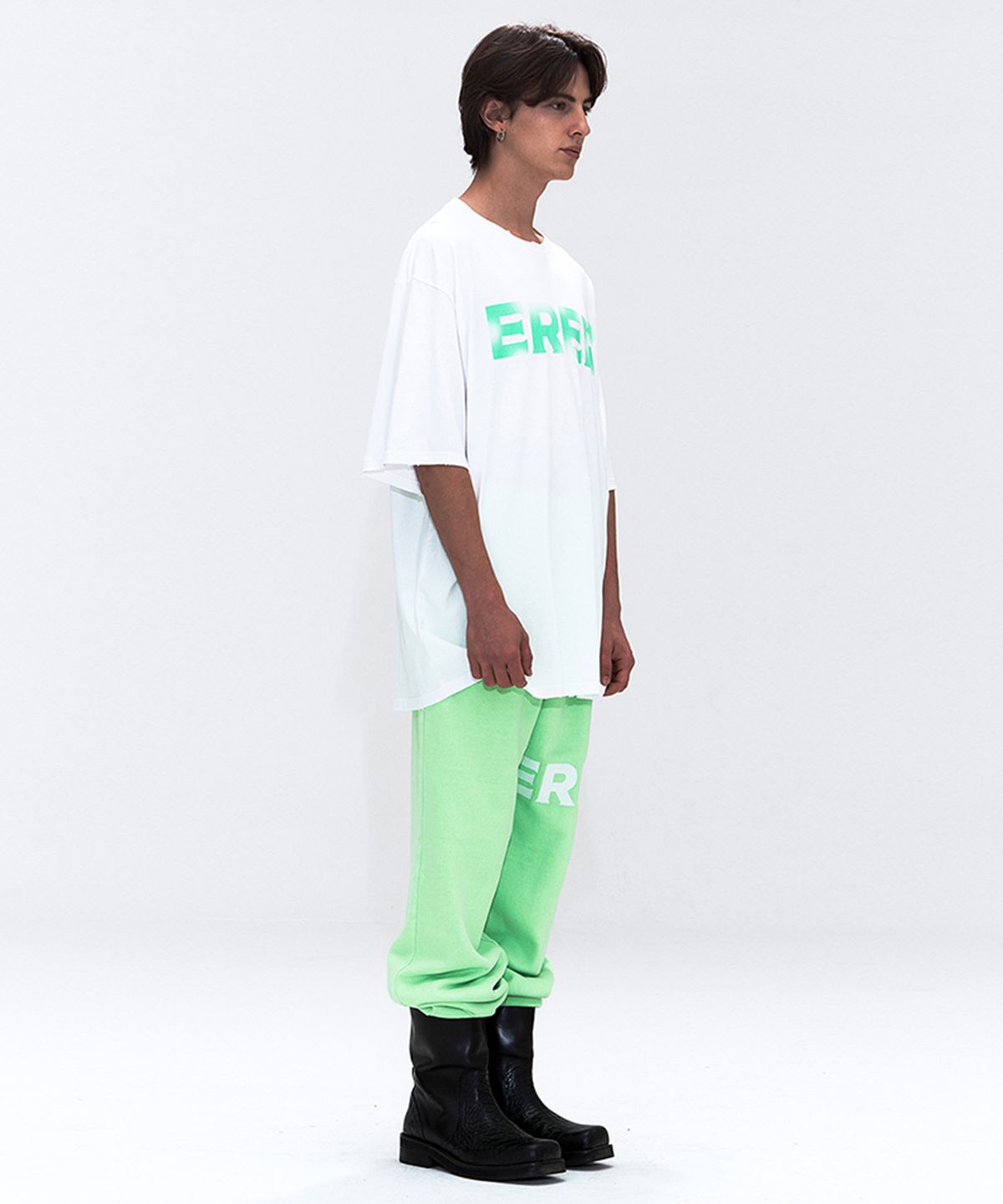 에르에르(ERER) [UN] ERER Sweat Joggers Pants Neon Lime