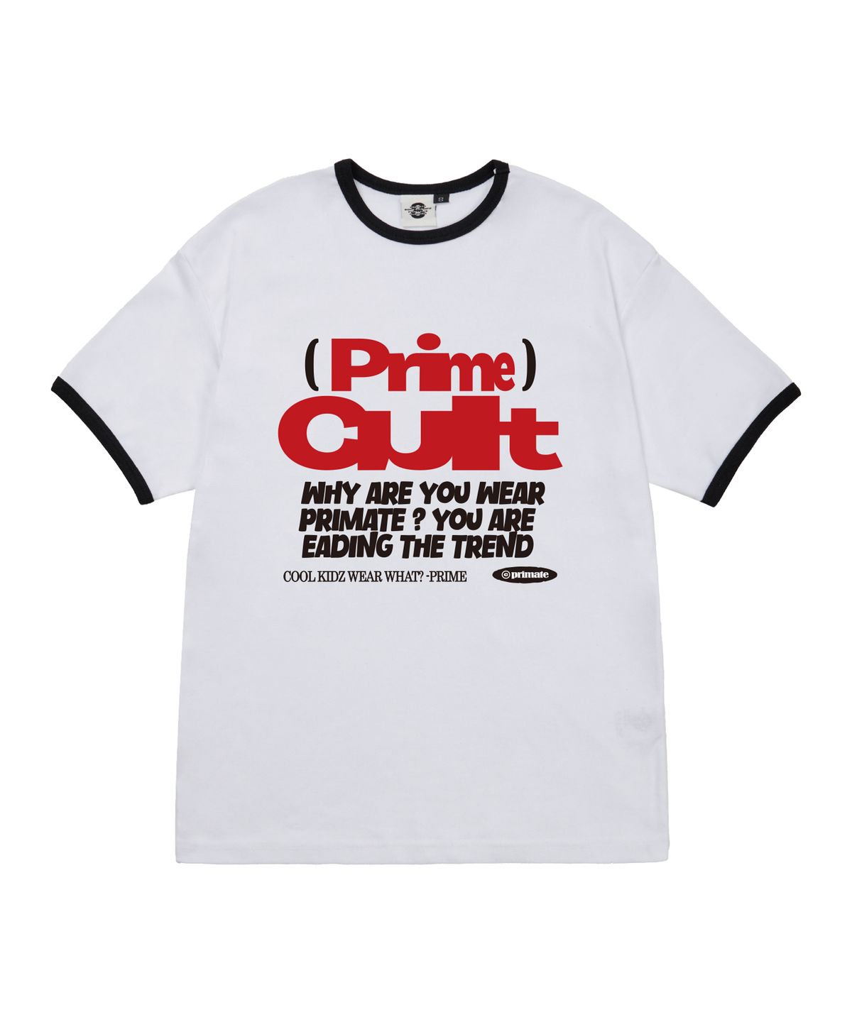 프라임에이트(PRIMATE) VIXTRO 여성 후라이스 링거 반팔티셔츠 5 COLORS