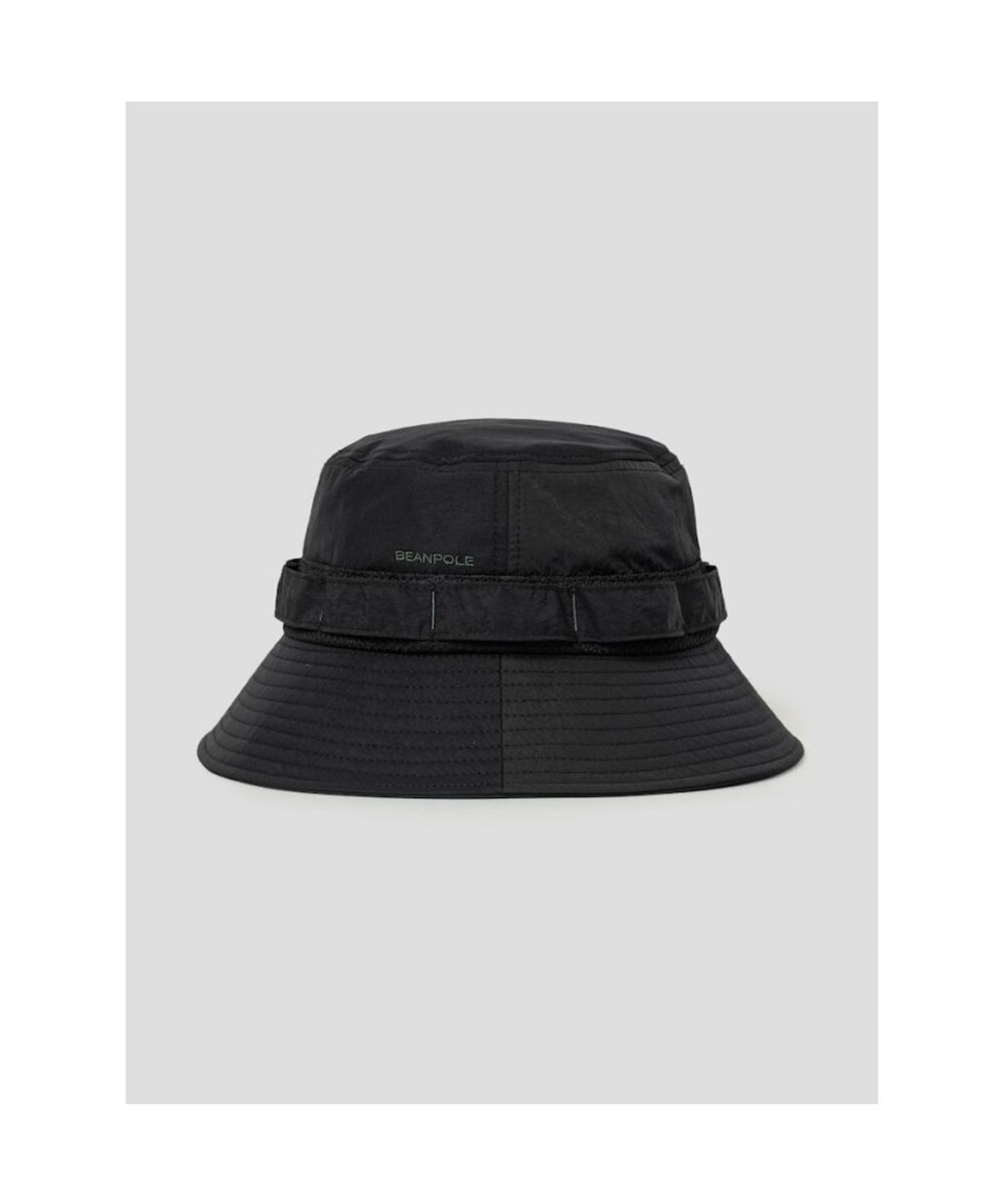 빈폴 액세서리(BEANPOLE ACCESSORY) 나일론 스티치 버킷햇 - 블랙