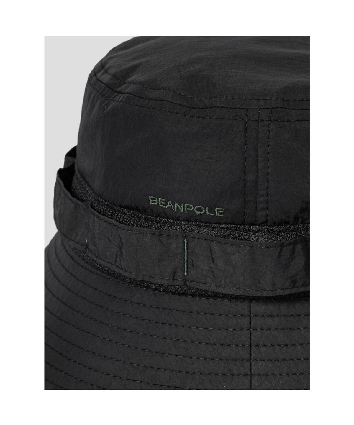 빈폴 액세서리(BEANPOLE ACCESSORY) 나일론 스티치 버킷햇 - 블랙