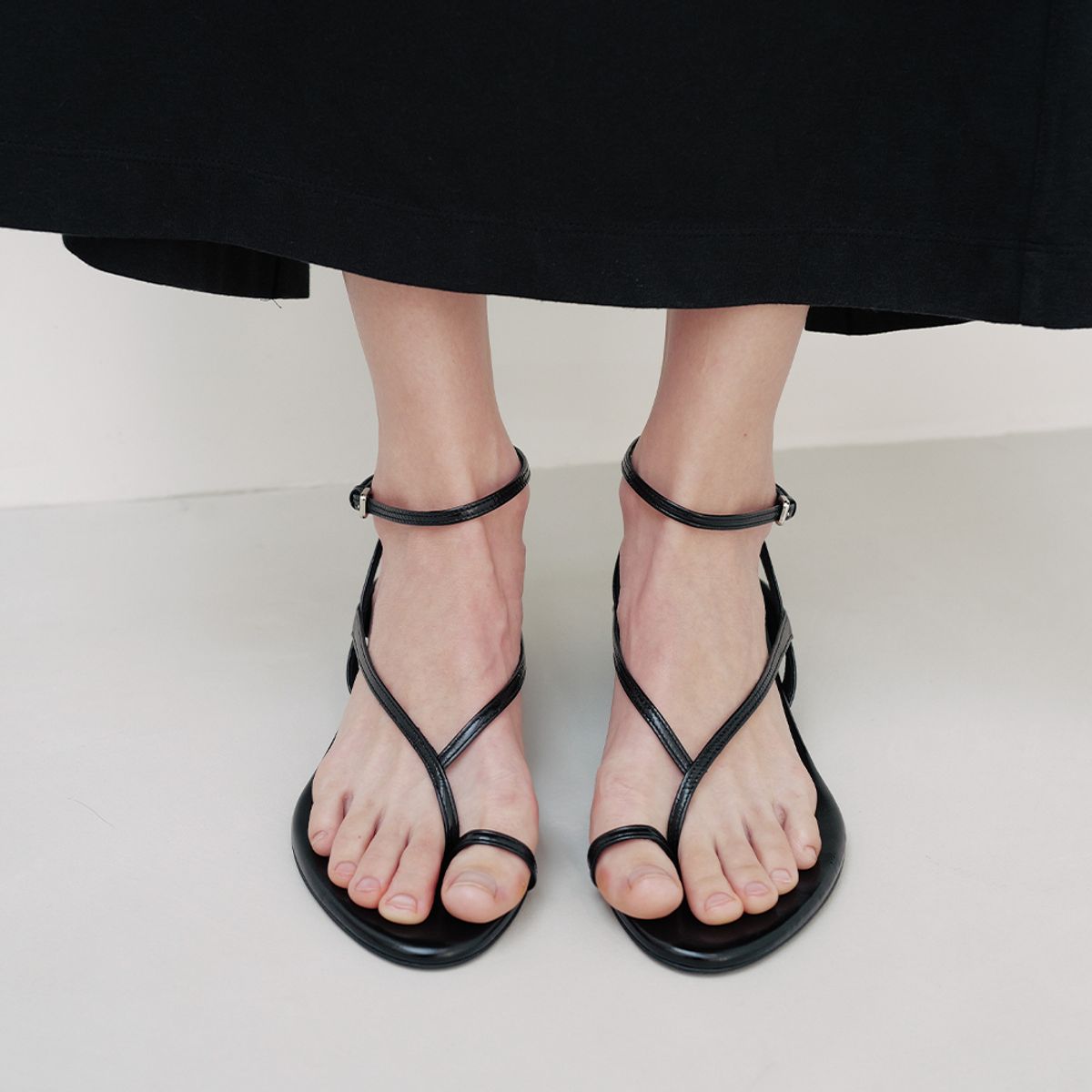 키에레이(CHIELEI) STRAPPY EMILY SANDAL [C5S07BK]