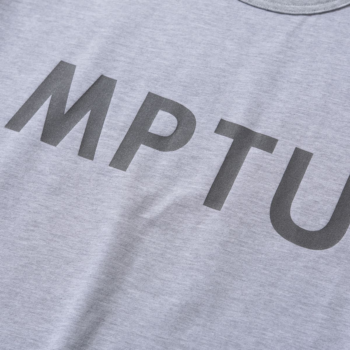 엠피티유(MPTU) [SS25] FITNESS LOGO S/S SHIRT / HEATHER GRAY