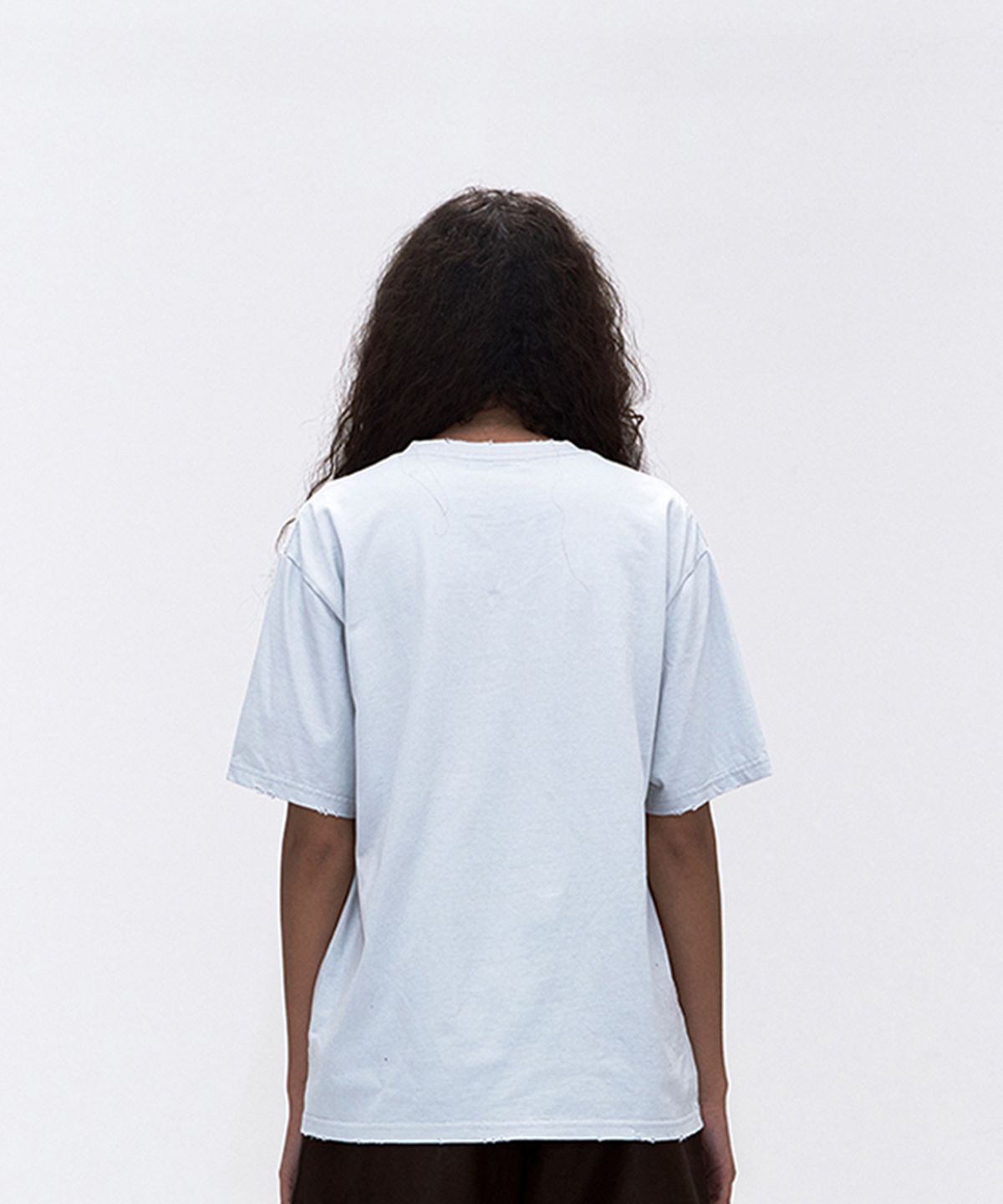 에르에르(ERER) [UN] ERER Neon Graffiti T-Shirt Gray